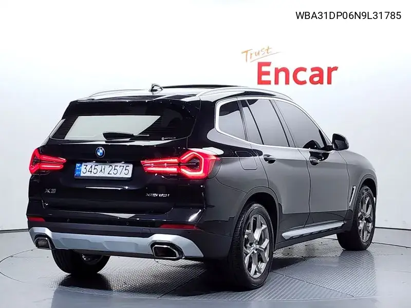 X3 (G01) xDrive 20I VIN: WBA31DP06N9L31785 Lot: 39642983