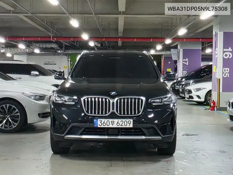 X3 (G01) xDrive 20I VIN: WBA31DP05N9L75308 Lot: 39992924