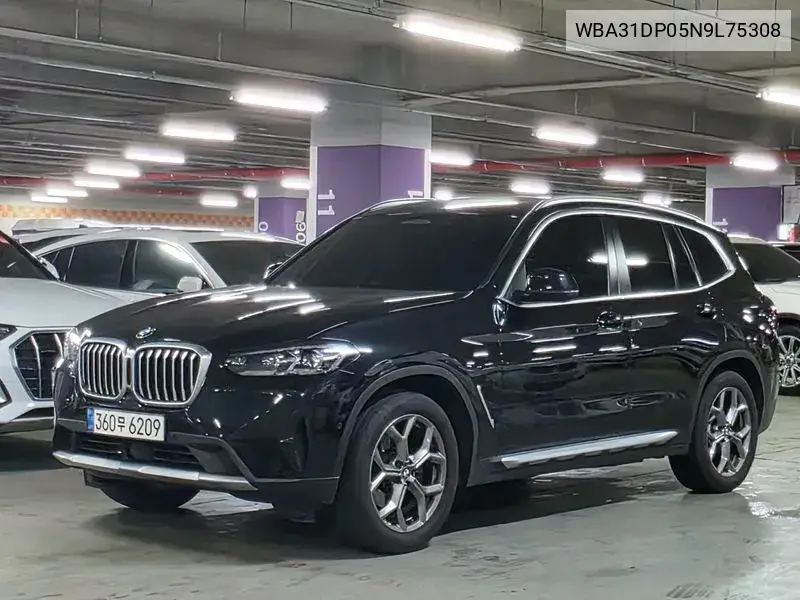 X3 (G01) xDrive 20I VIN: WBA31DP05N9L75308 Lot: 39992924