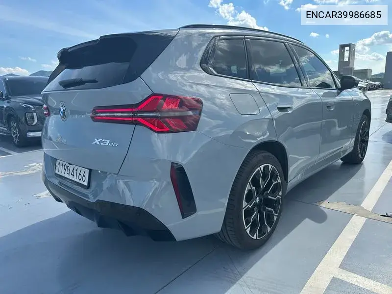 X3 (G45) xDrive 20 M Sports Pro VIN: ENCAR39986685 Lot: 39986685