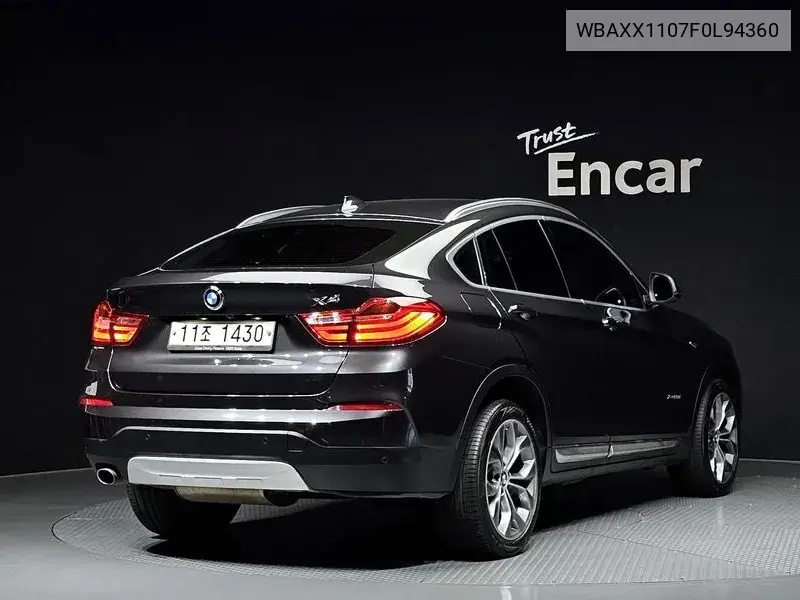 X4 (F26) xDrive20D VIN: WBAXX1107F0L94360 Lot: 39922019