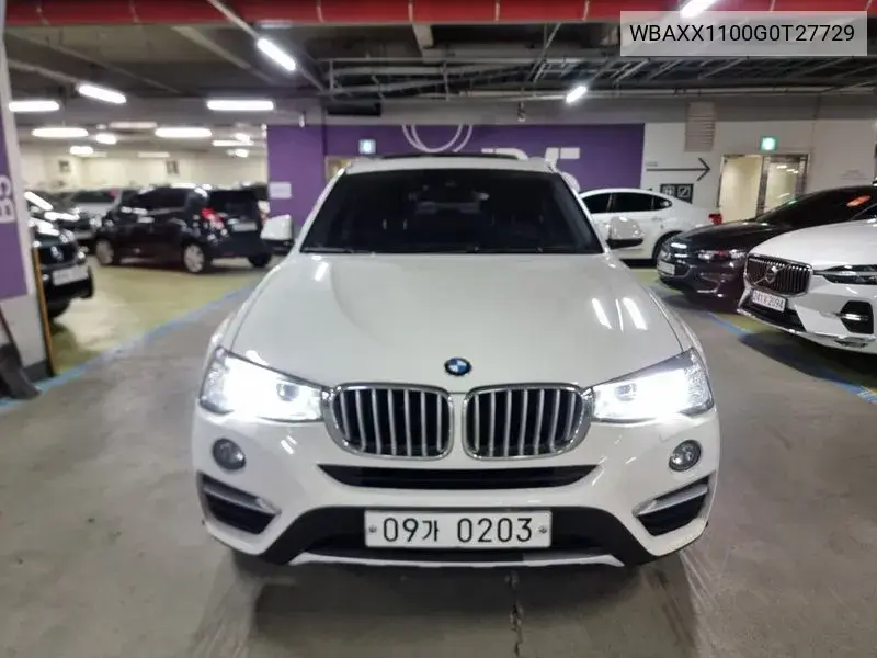 X4 (F26) xDrive20D VIN: WBAXX1100G0T27729 Lot: 39630488
