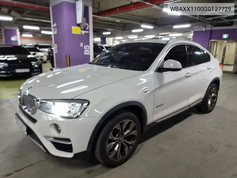 X4 (F26) xDrive20D VIN: WBAXX1100G0T27729 Lot: 39630488