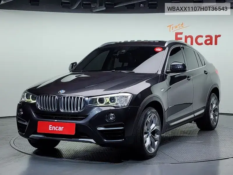 X4 (F26) xDrive20D VIN: WBAXX1107H0T36543 Lot: 39328136