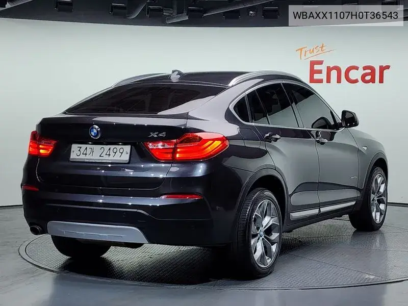 X4 (F26) xDrive20D VIN: WBAXX1107H0T36543 Lot: 39328136