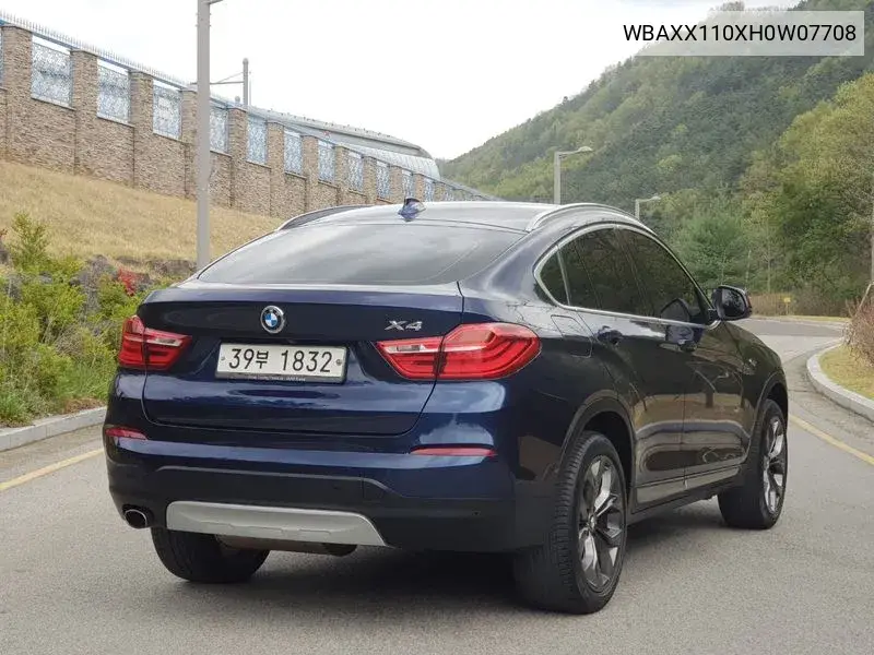 X4 (F26) xDrive20D VIN: WBAXX110XH0W07708 Lot: 39469895