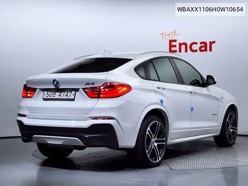 X4 (F26) xDrive20D M Sports VIN: WBAXX1106H0W10654 Lot: 39515230