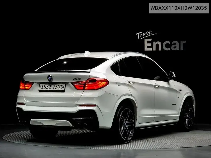 X4 (F26) xDrive20D M Sports VIN: WBAXX110XH0W12035 Lot: 39617297