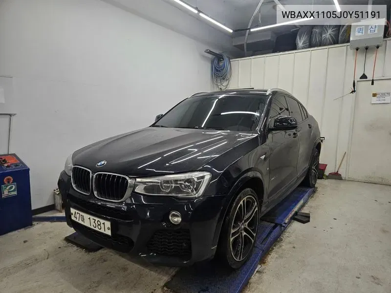 X4 (F26)xDrive20D M Sports VIN: WBAXX1105J0Y51191 Lot: 38766131