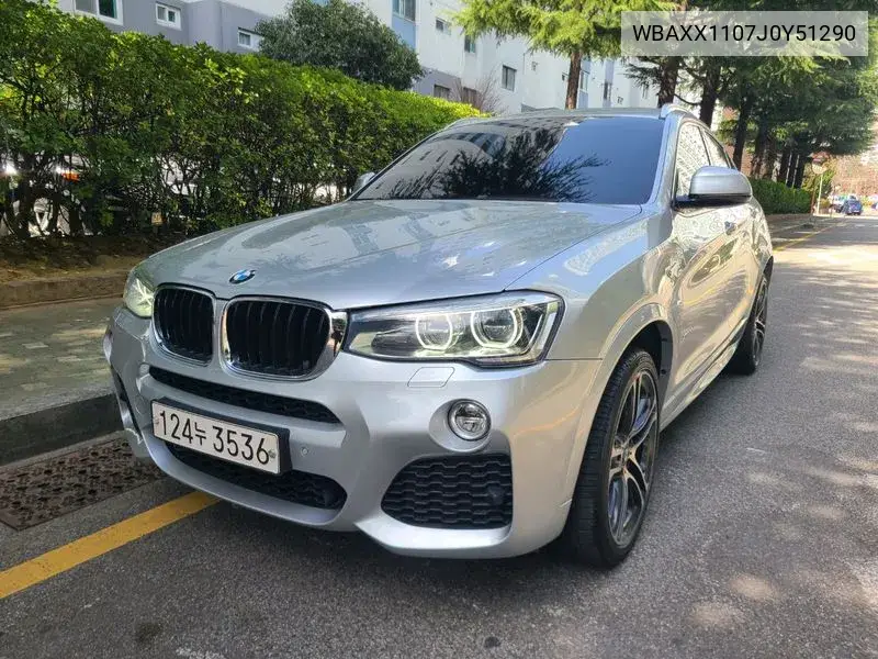 X4 (F26) xDrive20D M Sports VIN: WBAXX1107J0Y51290 Lot: 39312842