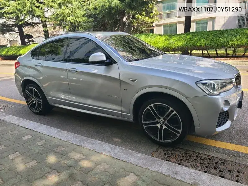 X4 (F26) xDrive20D M Sports VIN: WBAXX1107J0Y51290 Lot: 39312842