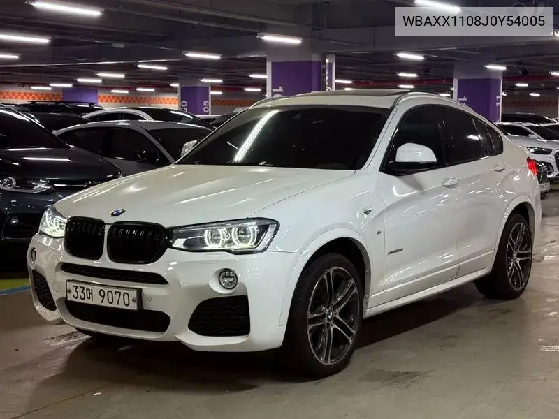 X4 (F26) xDrive20D M Sports VIN: WBAXX1108J0Y54005 Lot: 39980565
