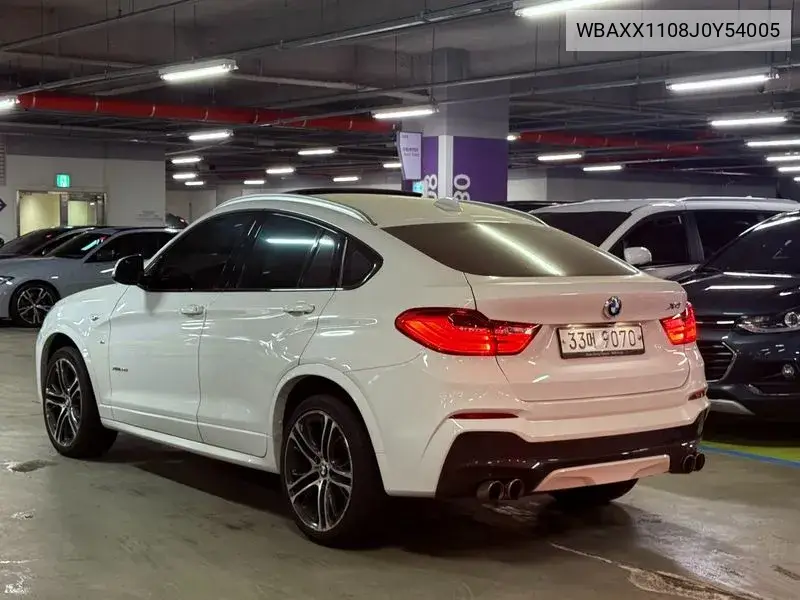 X4 (F26) xDrive20D M Sports VIN: WBAXX1108J0Y54005 Lot: 39980565