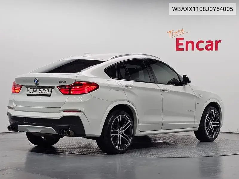 X4 (F26) xDrive20D M Sports VIN: WBAXX1108J0Y54005 Lot: 39982545