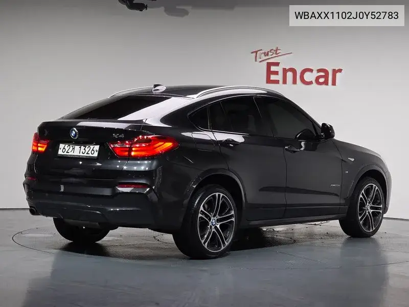 X4 (F26) xDrive20D M Sports VIN: WBAXX1102J0Y52783 Lot: 39984106