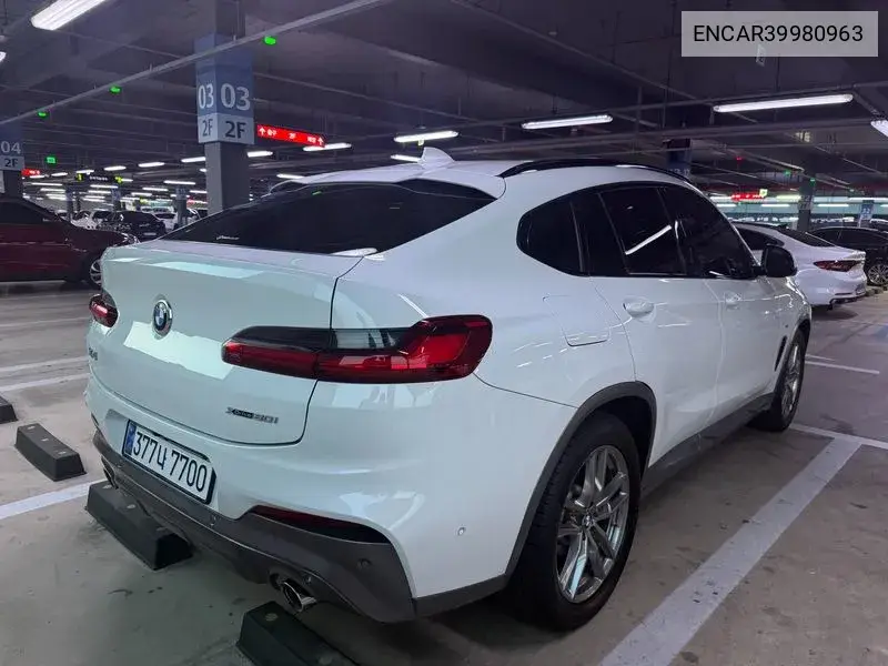 X4 (G02) xDrive20I M Sports X VIN: ENCAR39980963 Lot: 39980963