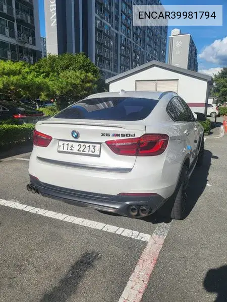X6 (F16) xDrive 40D VIN: ENCAR39981794 Lot: 39981794