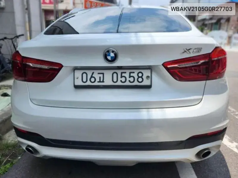 X6 (F16) xDrive 30D VIN: WBAKV2105G0R27703 Lot: 40003789