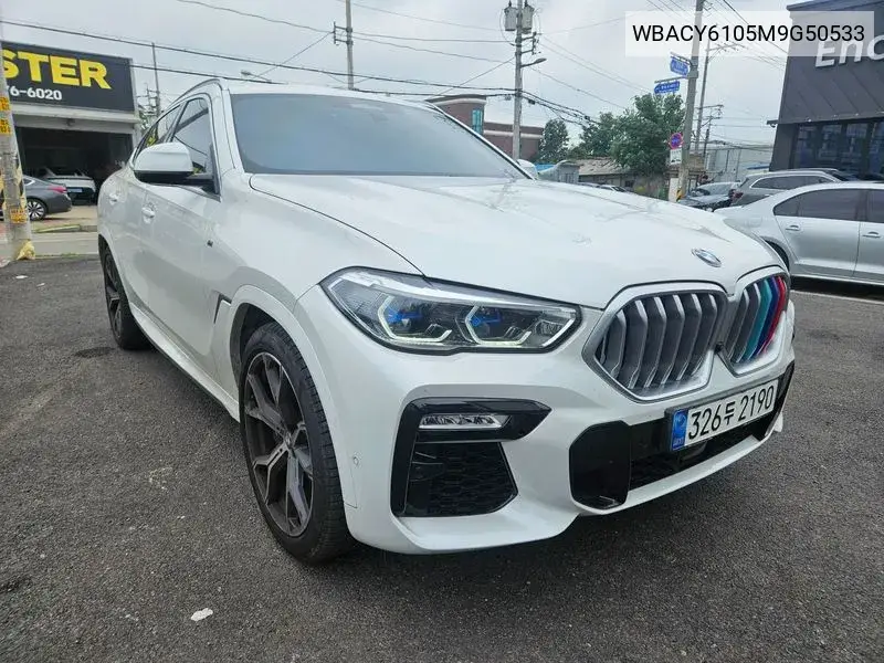 X6 (G06) xDrive40I M Sports VIN: WBACY6105M9G50533 Lot: 39956294