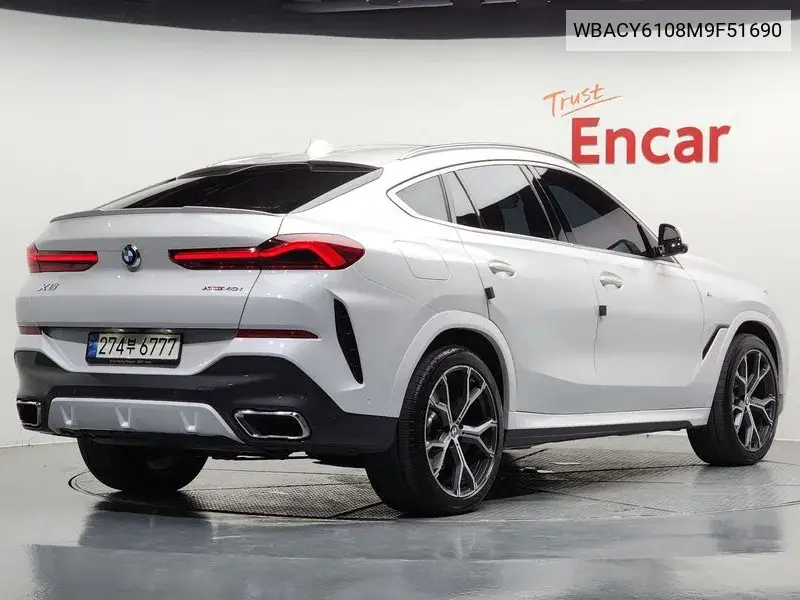 X6 (G06) xDrive40I M Sports VIN: WBACY6108M9F51690 Lot: 40058287