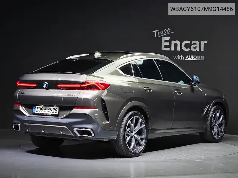 X6 (G06) xDrive40I M Sports VIN: WBACY6107M9G14486 Lot: 40107820