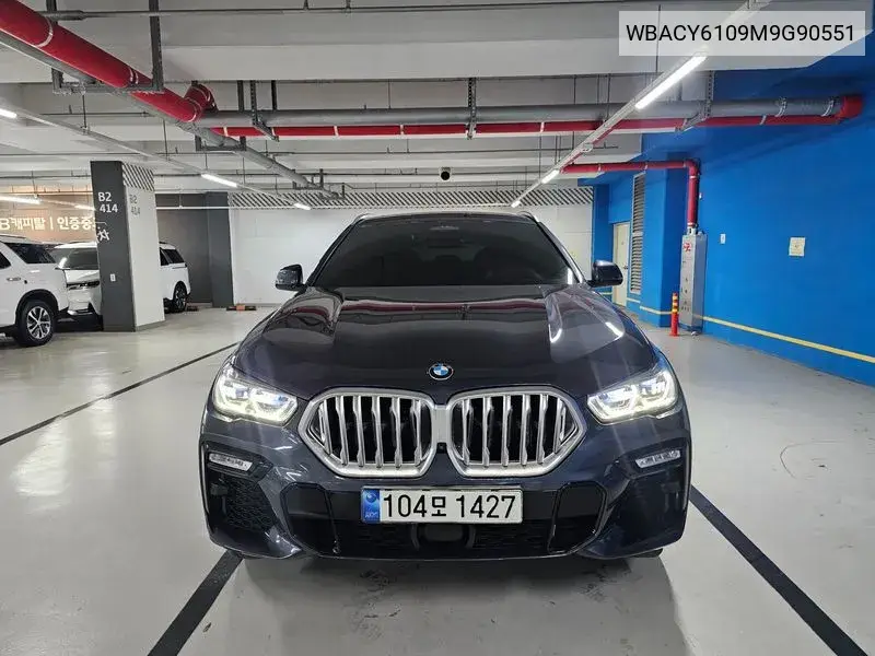X6 (G06) xDrive40I M Sports VIN: WBACY6109M9G90551 Lot: 40127125