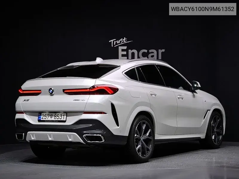 X6 (G06) xDrive40I M Sports VIN: WBACY6100N9M61352 Lot: 40096340