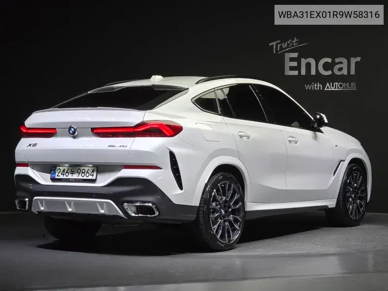 X6 (G06) xDrive40I M Sports VIN: WBA31EX01R9W58316 Lot: 39976152