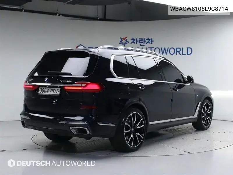 X7 (G07) ​​xDrive 30D M Sports 6 -Seater VIN: WBACW8108L9C8714 Lot: 39576146