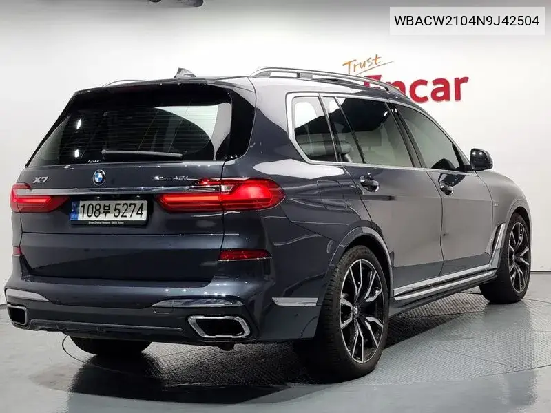 X7 (G07) xDrive 40I M Sports 6 -Seater VIN: WBACW2104N9J42504 Lot: 40092377