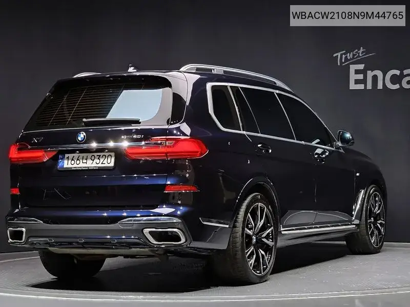 X7 (G07) ​​xDrive 40I M Sports 6 -Seater VIN: WBACW2108N9M44765 Lot: 39651952