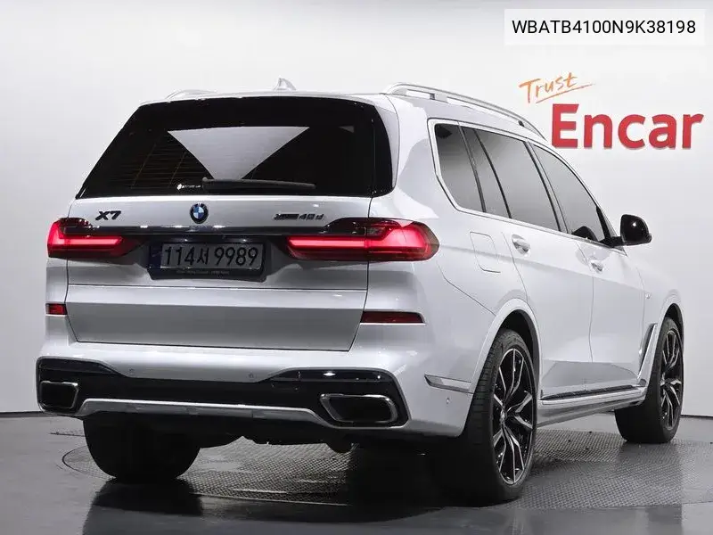 X7 (G07) ​​xDrive 40D M Sports 6 -Seater VIN: WBATB4100N9K38198 Lot: 39962118