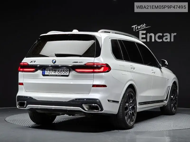 X7 (G07) ​​xDrive 40I M Sports 7 -Seater VIN: WBA21EM05P9P47495 Lot: 39629474