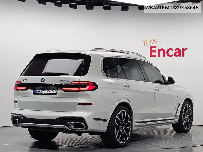 X7 (G07) ​​xDrive 40I M Sports 6 -Seater VIN: WBA21EM08S9X58645 Lot: 39635553