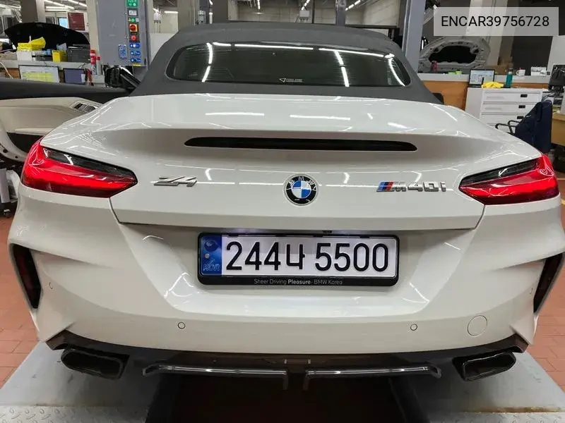 Z4 (G29) M40I VIN: ENCAR39756728 Lot: 39756728