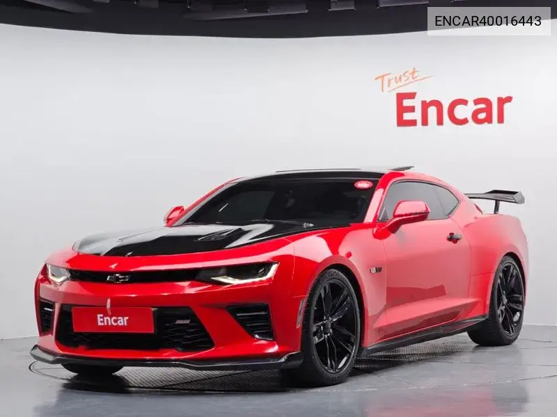 All New Camaro Ss 6.2 V8 Volcano Red VIN: ENCAR40016443 Lot: 40016443