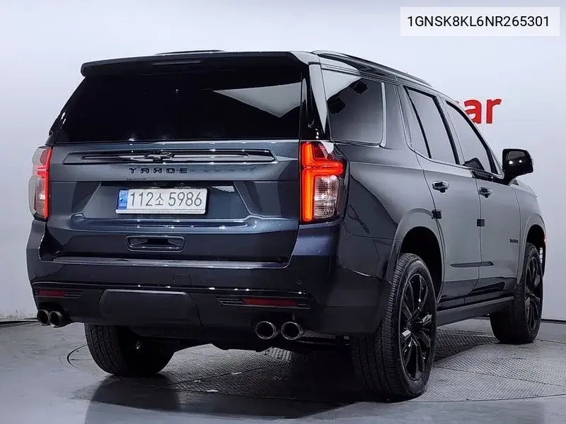 Tahoe 6.2 Dark Knight 4Wd VIN: 1GNSK8KL6NR265301 Lot: 39603307