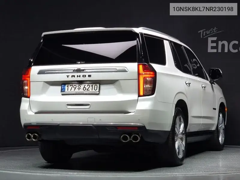 Tahoe 6.2 Dark Knight 4Wd VIN: 1GNSK8KL7NR230198 Lot: 39962616
