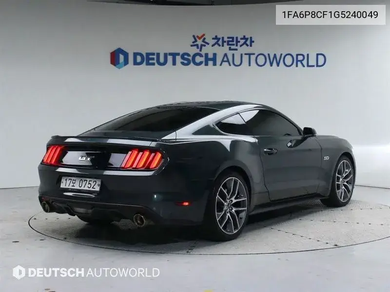 Mustang Gt Coupe VIN: 1FA6P8CF1G5240049 Lot: 39971339