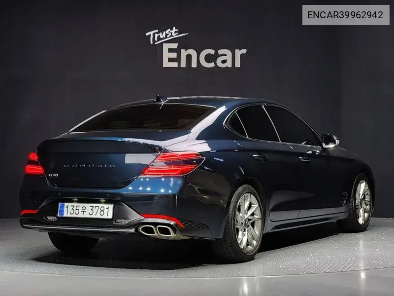 The New G70 Gasoline 2.0T 2Wd VIN: ENCAR39962942 Lot: 39962942