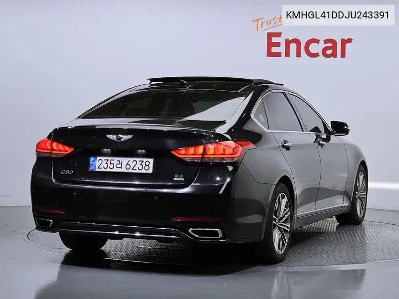 G80 3.3 Gdi Awd Luxury VIN: KMHGL41DDJU243391 Lot: 39954376