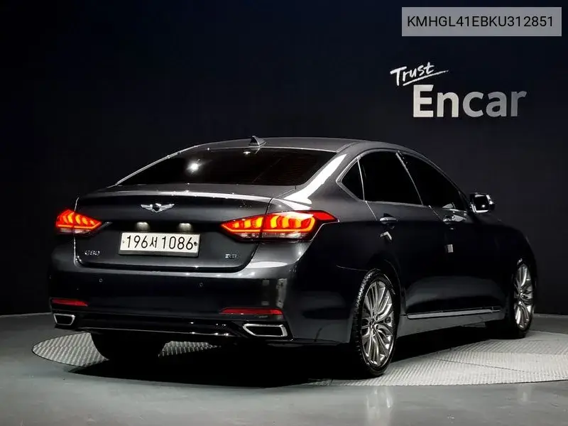 G80 3.8 Gdi Luxury VIN: KMHGL41EBKU312851 Lot: 39977157