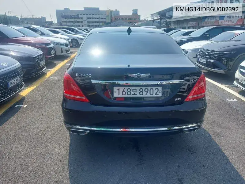Eq900 3.8 Gdi Luxury VIN: KMHG14IDBGU002392 Lot: 39957463