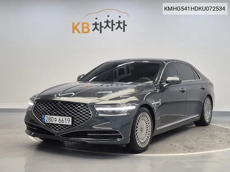 G90 5.0 Awd Prestige VIN: KMHG541HDKU072534 Lot: 39970701