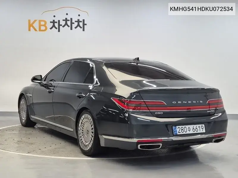 G90 5.0 Awd Prestige VIN: KMHG541HDKU072534 Lot: 39970701