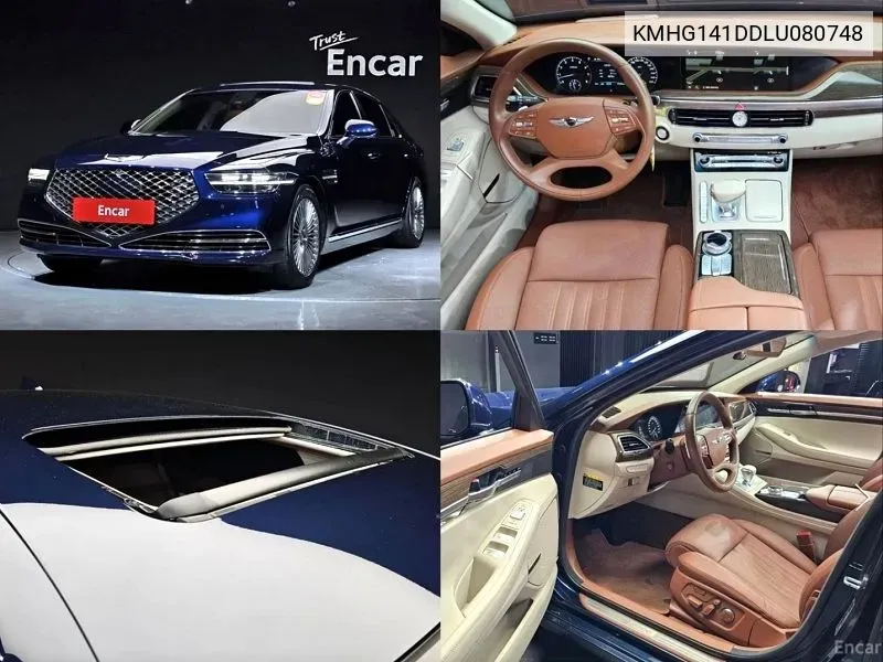 Genesis G90 3.8 Awd Luxury VIN: KMHG141DDLU080748 Lot: 38055624