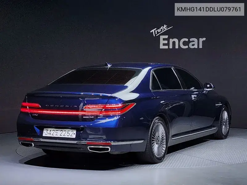G90 3.8 Awd Luxury VIN: KMHG141DDLU079761 Lot: 39958781