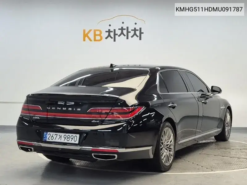 G90 5.0 Awd Limousine Prestige VIN: KMHG511HDMU091787 Lot: 39962693
