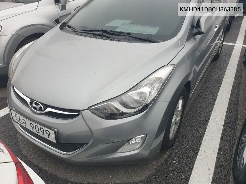 Avante Md M16 Gdi Blue Saver VIN: KMHD41DBCU363385 Lot: 39633114