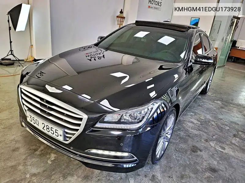 Genesis Dh G380 Exclusive Awd VIN: KMHGM41EDGU173928 Lot: 39981767